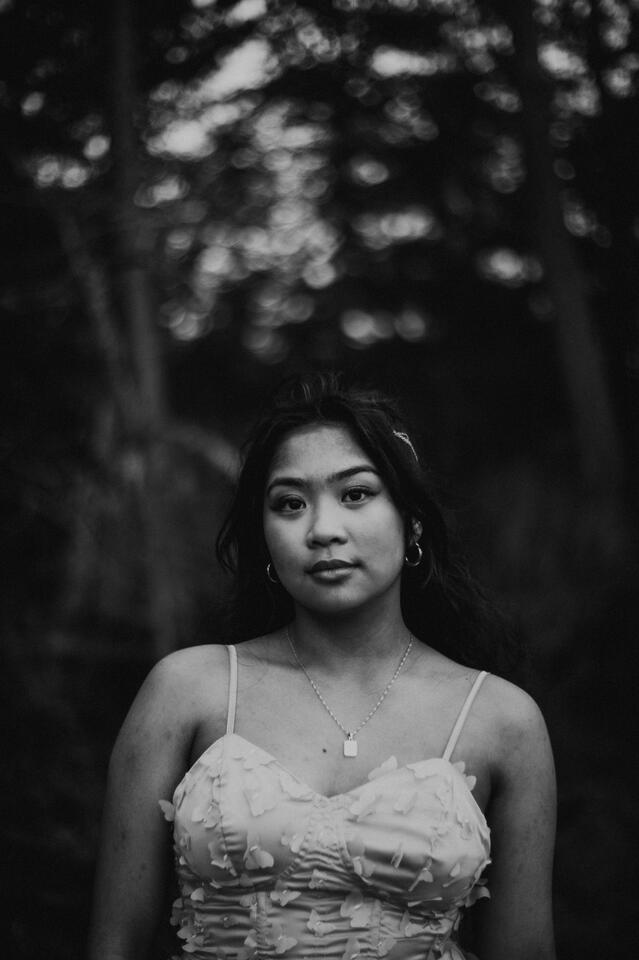 Black and White Portrait Vancouver Island